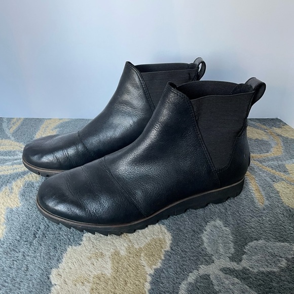 Sorel Shoes - Sorel Harlow Chelsea Boot Black Size 9